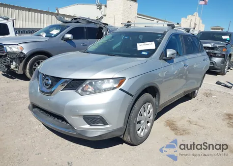 2016 Nissan Rogue S из США, поврежденный, VIN KNMAT2MT2GP721532